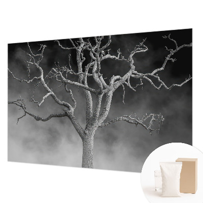 Moderne Vlies-Fototapete mit Motiv 'Nebelbaum'