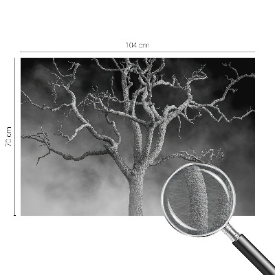 Moderne Vlies-Fototapete mit Motiv 'Nebelbaum'
