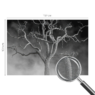 Moderne Vlies-Fototapete mit Motiv 'Nebelbaum'