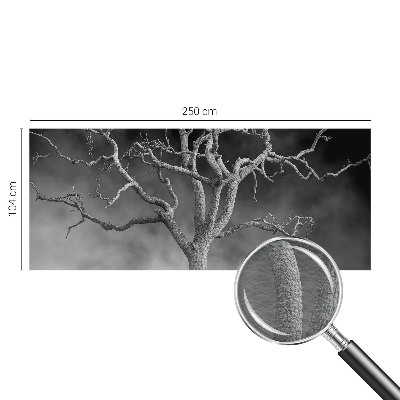 Moderne Vlies-Fototapete mit Motiv 'Nebelbaum'