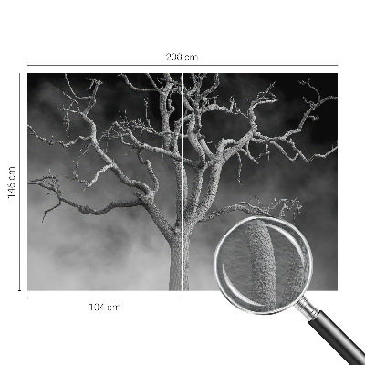 Moderne Vlies-Fototapete mit Motiv 'Nebelbaum'