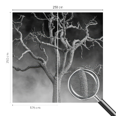 Moderne Vlies-Fototapete mit Motiv 'Nebelbaum'