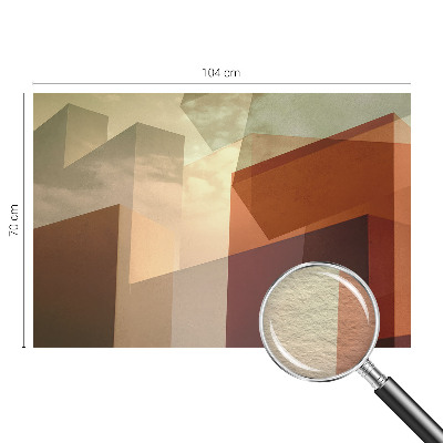 Wand-Fototapete mit abstrakten Formen