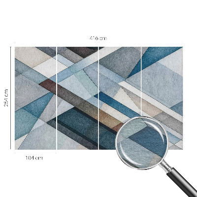 Vlies-Fototapete mit abstraktem, geometrischem Motiv