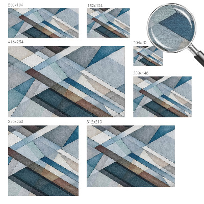 Vlies-Fototapete mit abstraktem, geometrischem Motiv