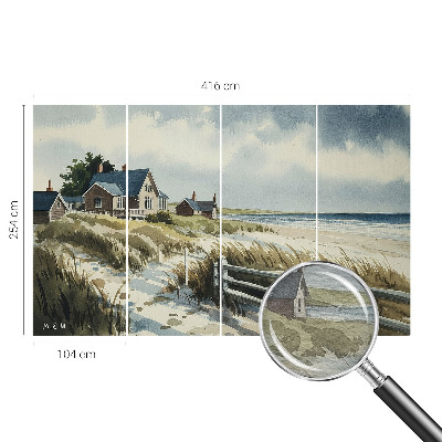 Wandtapete mit Motiv von Stranddünen