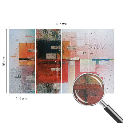 Fototapete fürs Schlafzimmer Abstrakte Komposition