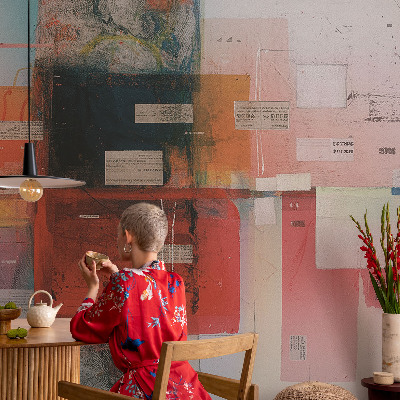 Fototapete fürs Schlafzimmer Abstrakte Komposition