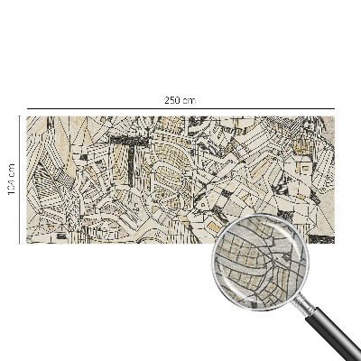 Vlies-Fototapete nach Maß mit geometrischer abstrakter Gestaltung