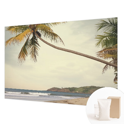 Vlies-Fototapete fürs Wohnzimmer mit einem Motiv einer tropischen Landschaft