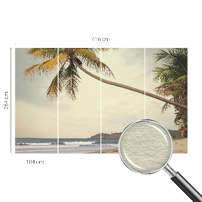 Vlies-Fototapete fürs Wohnzimmer mit einem Motiv einer tropischen Landschaft