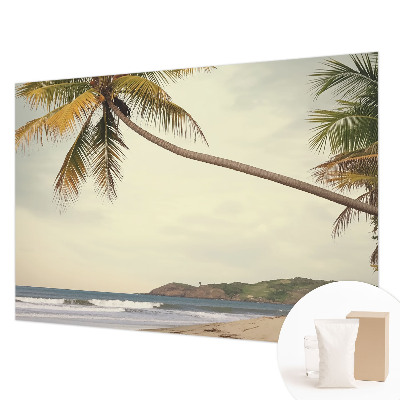 Vlies-Fototapete fürs Wohnzimmer mit einem Motiv einer tropischen Landschaft