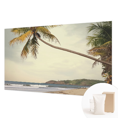 Vlies-Fototapete fürs Wohnzimmer mit einem Motiv einer tropischen Landschaft