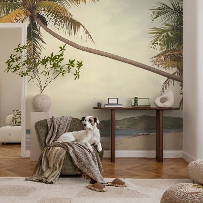 Vlies-Fototapete fürs Wohnzimmer mit einem Motiv einer tropischen Landschaft