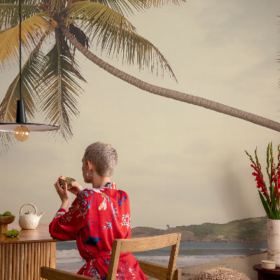 Vlies-Fototapete fürs Wohnzimmer Tropische Landschaft