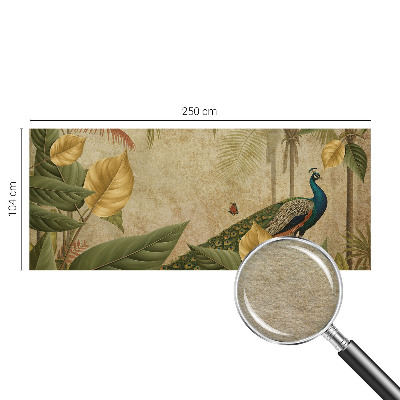 Vlies-Fototapete fürs Schlafzimmer mit Motiv eines exotischen Vogels