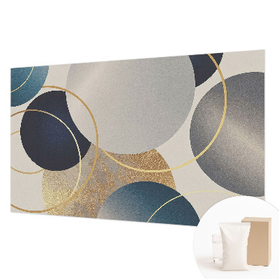 Vliestapete fürs Wohnzimmer Kreative Kreise