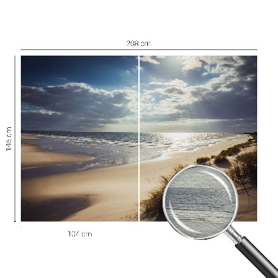 Bedruckte Vlies-Fototapete mit dem Motiv „Strahlendes Ufer“