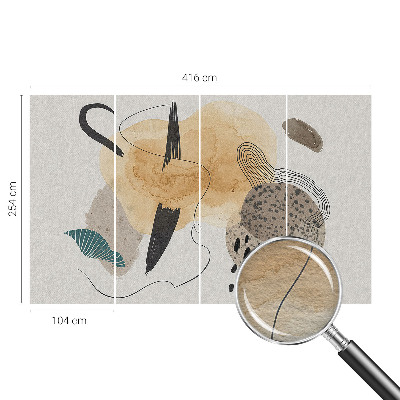 Moderne Vlies-Fototapete Abstrakte Komposition