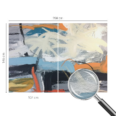 Motivtapete Farbenfrohe Abstraktion