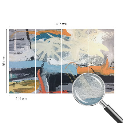 Motivtapete Farbenfrohe Abstraktion