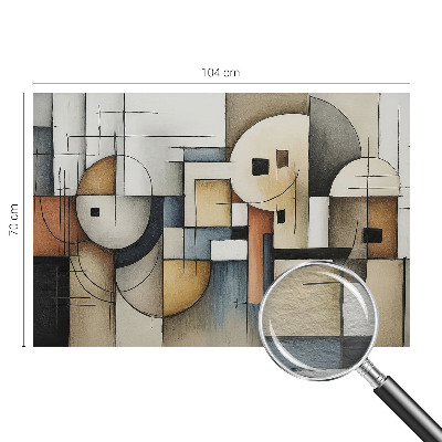 Bildtapete mit geometrischem Muster „Harmonie“