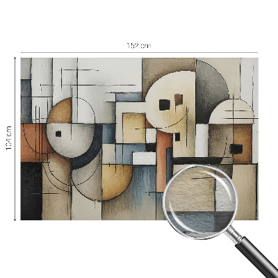 Bildtapete mit geometrischem Muster „Harmonie“