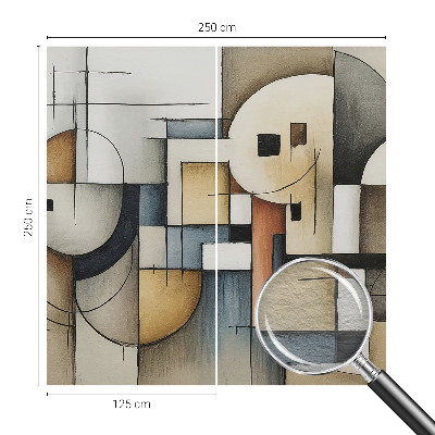 Bildtapete mit geometrischem Muster „Harmonie“