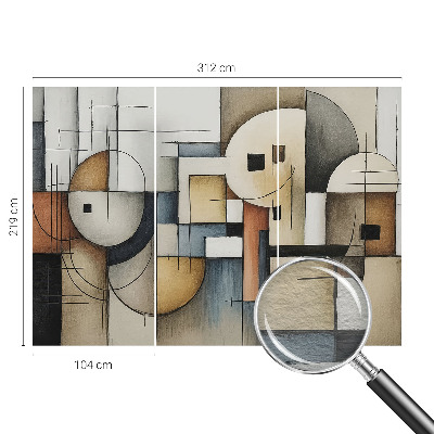 Bildtapete mit geometrischem Muster „Harmonie“