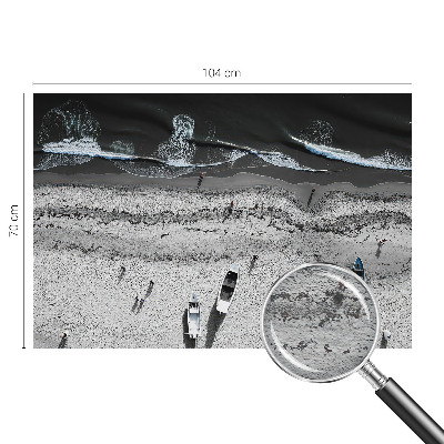 Fototapete nach Maß mit Motiv 'Strandruhe' als individuell angepasste Wandbekleidung