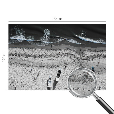Fototapete nach Maß mit Motiv 'Strandruhe' als individuell angepasste Wandbekleidung