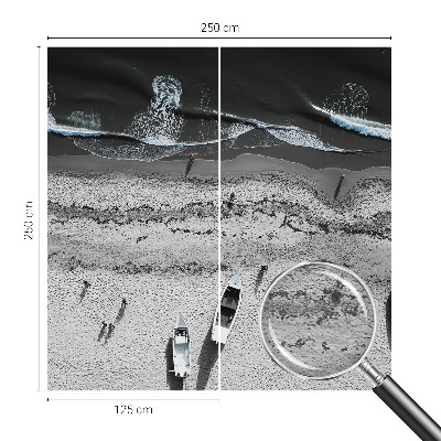 Fototapete nach Maß mit Motiv 'Strandruhe' als individuell angepasste Wandbekleidung