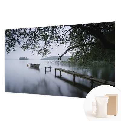 Fototapete fürs Schlafzimmer mit Motiv eines ruhigen Sees