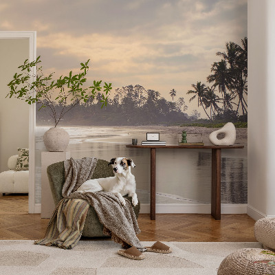 Fototapete fürs Wohnzimmer mit Motiv 'Strandmorgen'