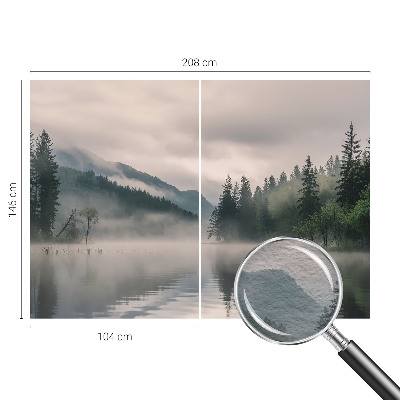 Motivtapete aus Vlies mit einem atmosphärischen See als Motiv