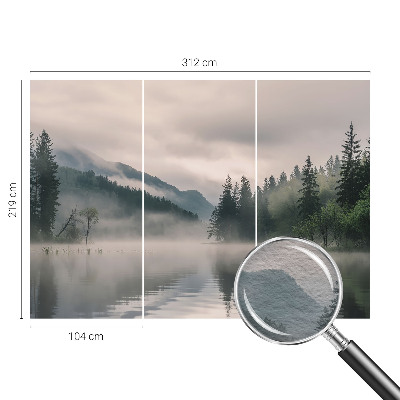 Motivtapete aus Vlies mit einem atmosphärischen See als Motiv