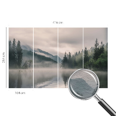 Motivtapete aus Vlies mit einem atmosphärischen See als Motiv