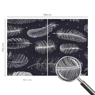 Vlies-Fototapete nach Maß Feine Federn