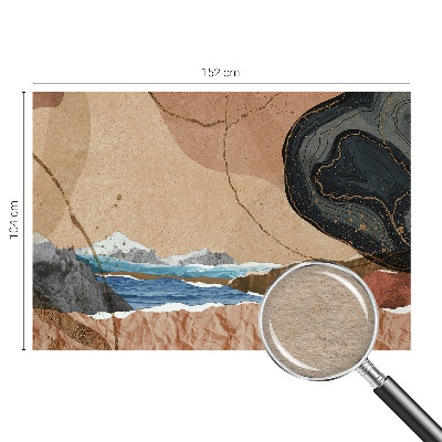 Vlies-Fototapete fürs Kinderzimmer mit abstrakter Landschaft als Motiv
