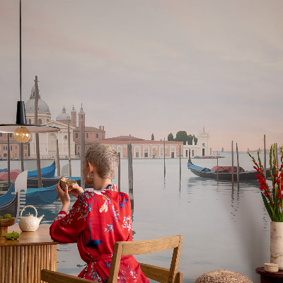 Vlies-Fototapete fürs Wohnzimmer mit venezianischer Landschaft