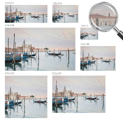 Vlies-Fototapete fürs Wohnzimmer mit venezianischer Landschaft