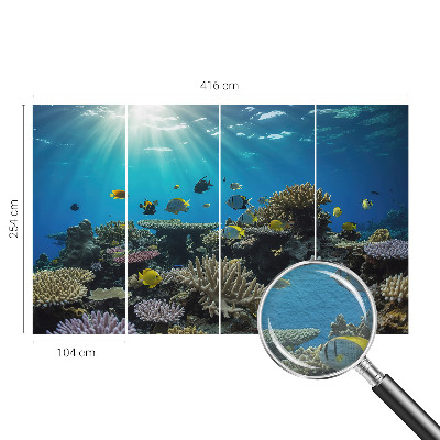 Vlies-Fototapete fürs Schlafzimmer Unterwasserwelt