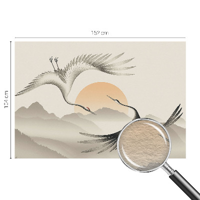 Bedruckte Vlies-Fototapete mit Motiv Ostkräne