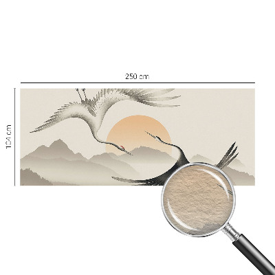 Bedruckte Vlies-Fototapete mit Motiv Ostkräne