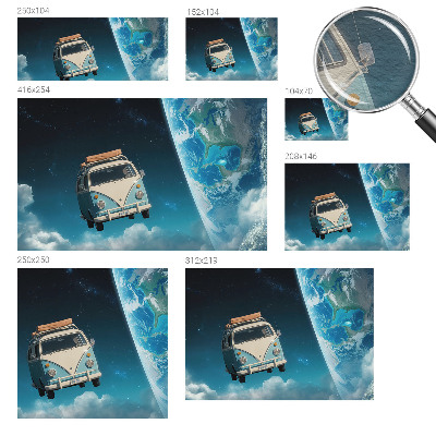 Moderne Vlies-Fototapete Raumfahrt