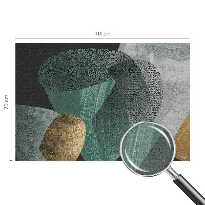 Wand-Fototapete mit abstrakten geometrischen Formen