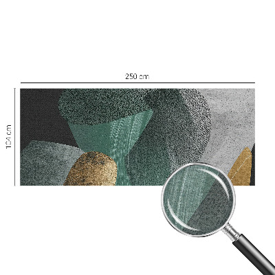 Wand-Fototapete mit abstrakten geometrischen Formen