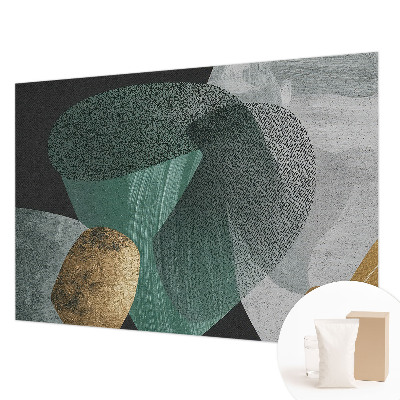 Wand-Fototapete mit abstrakten geometrischen Formen