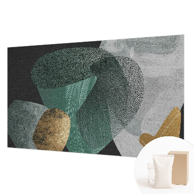 Wand-Fototapete mit abstrakten geometrischen Formen