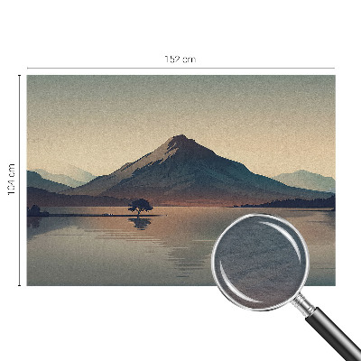 Dekorative Wand-Fototapete mit einer Berglandschaft